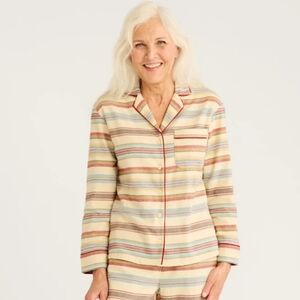 Pendleton Bridger Stripe Flannel Pajama Top